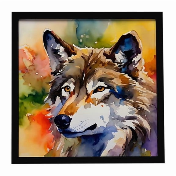 Carolines Treasures 8 x 8 in. Wolves Wolf Framed Metal Print