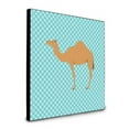 thumbnail image 1 of Carolines Treasures BB7991UP88 8 x 8 x 0.625 in. Arabian Camel Dromedary Blue Check Artwork Panel Wall Decor, 1 of 1