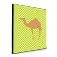 thumbnail image 1 of Carolines Treasures BB7643UP88 8 x 8 x 0.625 in. Arabian Camel Dromedary Green Artwork Panel Wall Decor, 1 of 1
