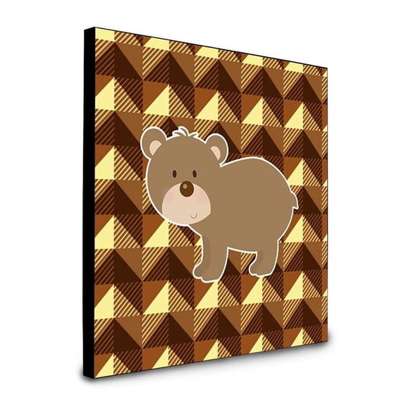 Carolines Treasures BB7030UP88 8 x 8 x 0.625 in. Bear Artwork Panel Wall Decor