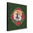 thumbnail image 1 of Cane Corso Poinsetta Wreath Artwork Wall Panel, 1 of 1