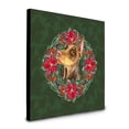 thumbnail image 1 of Carolines Treasures  8 x 8 x 0.625 in. Doberman Pinscher Poinsetta Wreath Artwork Panel Wall Decor, 1 of 1