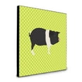 thumbnail image 1 of Carolines Treasures  8 x 8 x 0.625 in. Hampshire Pig Green Artwork Panel Wall Decor, 1 of 1
