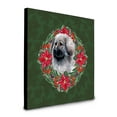 thumbnail image 1 of Carolines Treasures  8 x 8 x 0.625 in. Moscow Watchdog Poinsetta Wreath Artwork Panel Wall Decor, 1 of 1