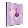 thumbnail image 1 of Carolines Treasures  8 x 8 x 0.625 in. Pink & Purple Turtle Artwork Panel Wall Decor, 1 of 3