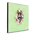 thumbnail image 1 of Carolines Treasures  8 x 8 x 0.625 in. Scottish Terrier Green Flowers Artwork Panel Wall Decor, 1 of 1