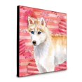 thumbnail image 1 of Carolines Treasures  8 x 8 x 0.625 in. Siberian Husky Love Artwork Panel Wall Decor, 1 of 1