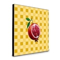 thumbnail image 1 of Carolines Treasures  8 x 8 x 0.625 in. Sliced Pomegranate on Basketweave Artwork Panel Wall Decor, 1 of 1
