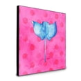 thumbnail image 1 of Carolines Treasures BB8239UP88 8 x 8 x 0.625 in. Sting Ray Pink Polkadot Artwork Panel Wall Decor, 1 of 1