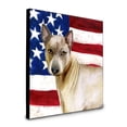 thumbnail image 1 of Carolines Treasures  8 x 8 x 0.625 in. Thai Ridgeback Patriotic Artwork Panel Wall Decor, 1 of 1