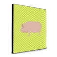 thumbnail image 1 of Carolines Treasures  8 x 8 x 0.625 in. Welsh Pig Green Artwork Panel Wall Decor, 1 of 1