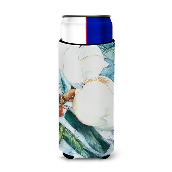 Carolines Treasures 8001MUK Flower - Magnolia Ultra Hugger for slim cans Slim Can multicolor