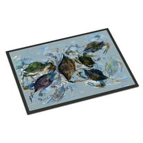 Carolines Treasures 8016-MAT Crab Doormat 18x27 27"L x 18"W multicolor