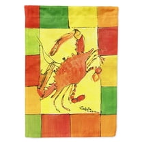 Carolines Treasures 8020-FLAG-PARENT Crab  Flag  multicolor