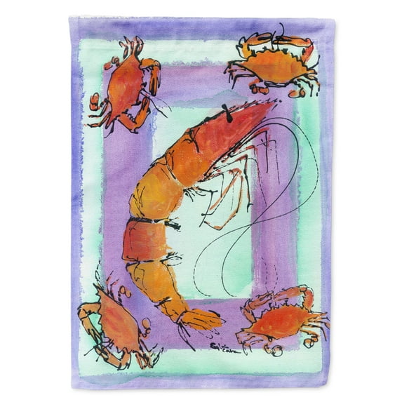 Carolines Treasures 8037-FLAG-PARENT Crab Flag multicolor