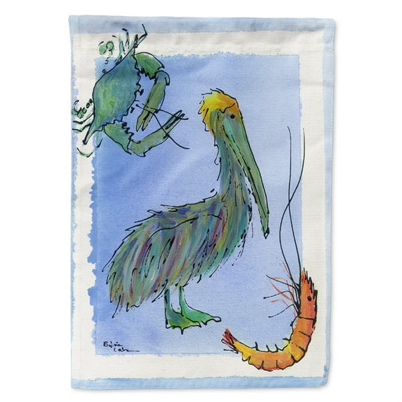 Carolines Treasures 8038-FLAG-PARENT Bird - Pelican Flag multicolor