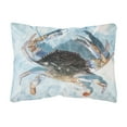 thumbnail image 1 of Carolines Treasures 8055PW1216 Crab Canvas Fabric Decorative Pillow, 12H x16W, multicolor, 1 of 3