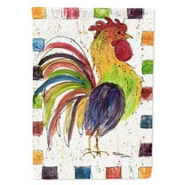 Carolines Treasures 8071-FLAG-PARENT Rooster  Flag  multicolor