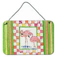 thumbnail image 1 of Carolines Treasures 8077DS812 Bird - Flamingo Wall or Door Hanging Prints 8x12 multicolor, 1 of 1