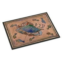 Carolines Treasures 8079-JMAT Crab Doormat 24x36 36"L x 24"W multicolor