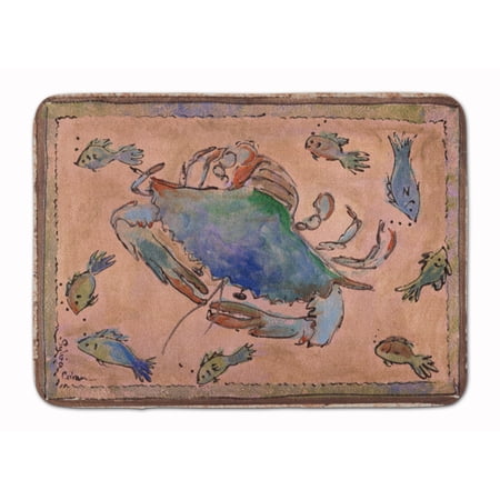 Carolines Treasures 8079-RUG Crab Machine Washable Memory Foam Mat 19Hx27W multicolor