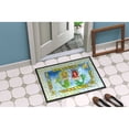 thumbnail image 1 of Carolines Treasures 8083-MAT Mermaid Door Mat, Indoor Rug or Outdoor Welcome Mat 18x27 Doormat 8083 Doormat, 18H X 27W,, 1 of 2