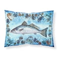 thumbnail image 1 of Carolines Treasures 8086PILLOWCASE Fish Speckled Trout Fabric Standard Pillowcase Standard multicolor, 1 of 2