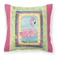 thumbnail image 1 of Carolines Treasures 8106-APW1414 Bird - Flamingo Fabric Decorative Pillow, 14Hx14W, multicolor, 1 of 4