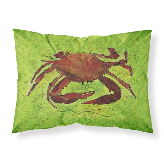 Carolines Treasures 8127PILLOWCASE Crab Fabric Standard Pillowcase Standard multicolor