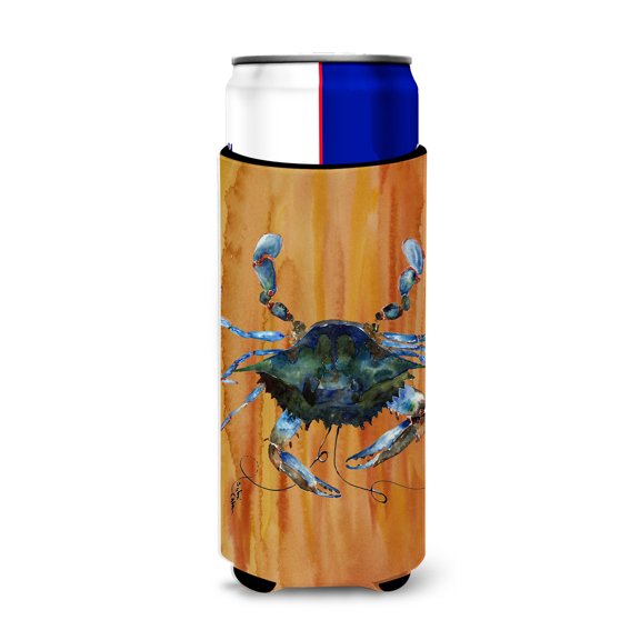 Carolines Treasures 8143MUK Crab Ultra Hugger for slim cans Slim Can multicolor