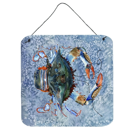 Carolines Treasures 8149DS66 Crab Wall or Door Hanging Prints 6HX6W multicolor