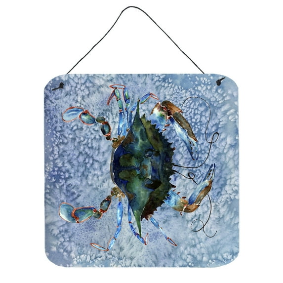 Carolines Treasures 8151DS66 Crab Wall or Door Hanging Prints 6HX6W multicolor