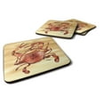 thumbnail image 1 of Carolines Treasures 8154-FC Set of 4 Crab  Foam Coasters 3 1/2 x 3 1/2 multicolor, 1 of 1