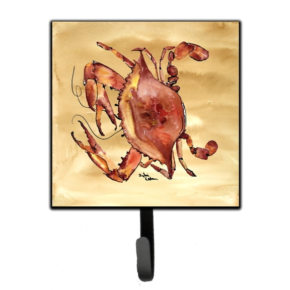 Carolines Treasures 8154SH4 Cooked Crab Sandy Beach Leash or Key Holder Single Hook multicolor