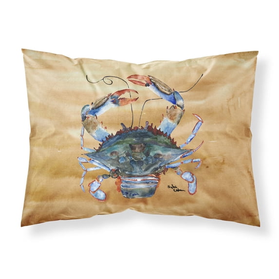 Carolines Treasures 8156PILLOWCASE Crab Fabric Standard Pillowcase Standard multicolor