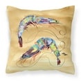 thumbnail image 1 of Carolines Treasures 8158PW1414 Shrimp Fabric Decorative Pillow, 14Hx14W, multicolor, 1 of 4