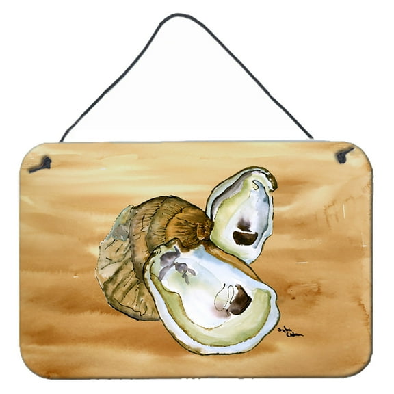 Carolines Treasures 8160DS812 Oyster Wall or Door Hanging Prints 8HX12W multicolor