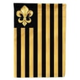 thumbnail image 1 of Carolines Treasures 8198-FLAG-PARENT Black and Gold Fleur de lis Nation Flag  multicolor, 1 of 4