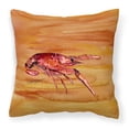 thumbnail image 1 of Carolines Treasures 8232PW1414 Crawfish Fabric Decorative Pillow, 14Hx14W, multicolor, 1 of 4