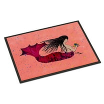Carolines Treasures 8338-JMAT Mermaid Door Mat, Indoor Rug or Outdoor Welcome Mat 24x36 Doormat, 24H X 36W, multicolor