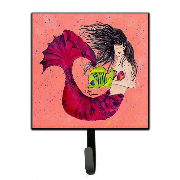 Carolines Treasures 8338SH4 Mermaid Leash or Key Holder Single Hook multicolor