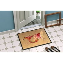 Carolines Treasures 8339-MAT Mermaid Door Mat Indoor Rug or Outdoor Welcome Mat 18x27 Doormat 8339 Doormat 18H X 27W