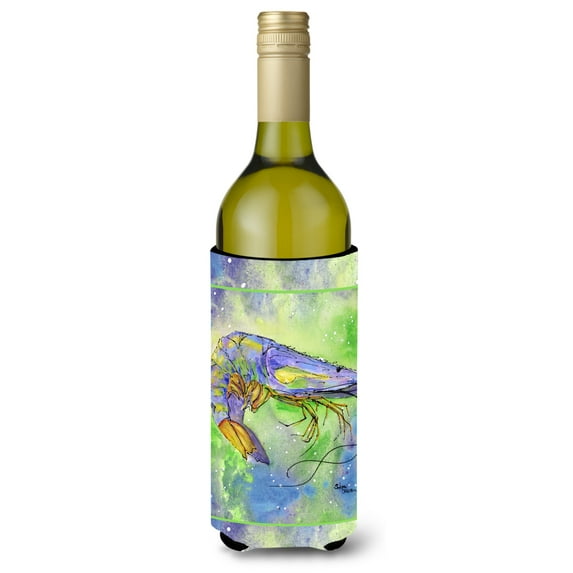 Carolines Treasures 8342LITERK Shrimp Wine Bottle Hugger Wine Bottle multicolor