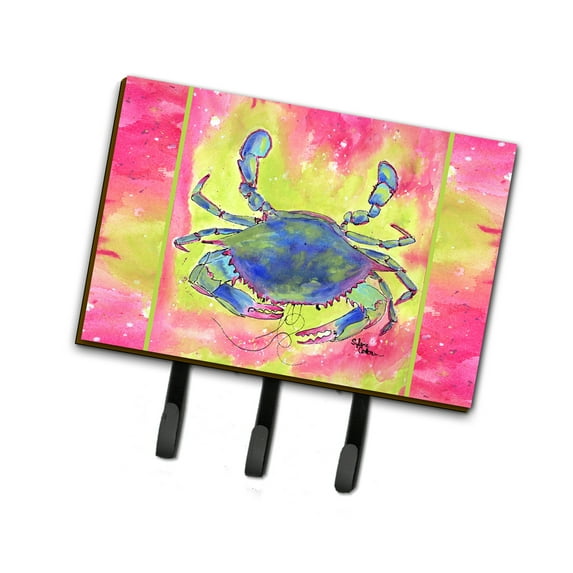 Carolines Treasures 8343TH68 Crab Leash or Key Holder Triple Hook multicolor