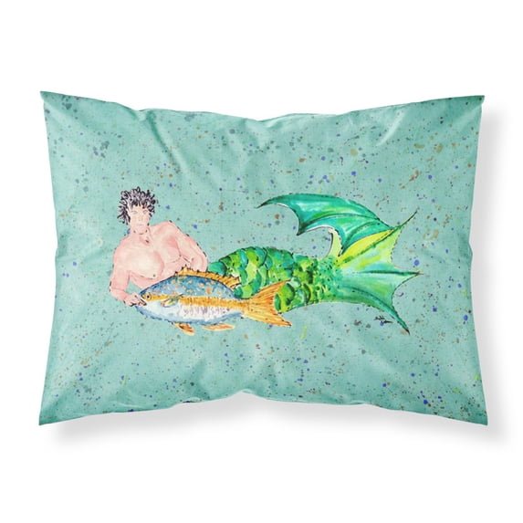 Carolines Treasures 8345PILLOWCASE Merman Fabric Standard Pillowcase Standard multicolor