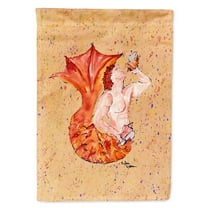 Carolines Treasures 8346-FLAG-PARENT Merman Merman Flag  multicolor