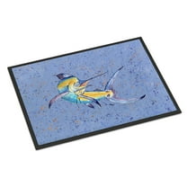Carolines Treasures 8350MAT Blue Marlin Doormat 18x27 27"L x 18"W multicolor