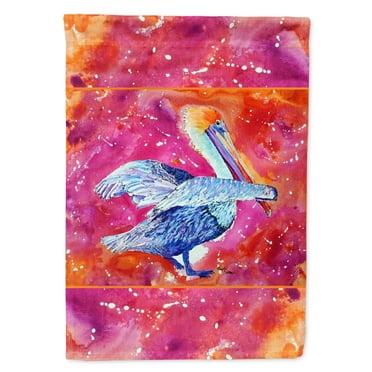 Carolines Treasures 8360-FLAG-PARENT Pelican  Flag  multicolor