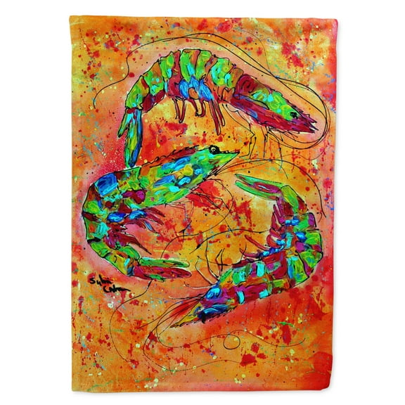 Carolines Treasures 8361-FLAG-PARENT Shrimp  Flag  multicolor