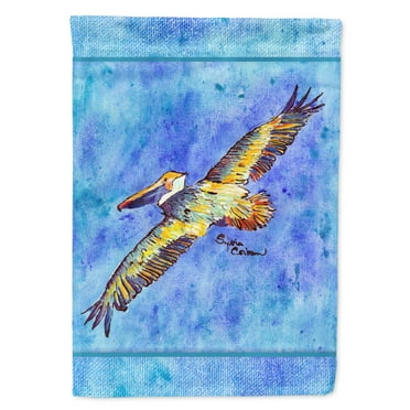 Carolines Treasures 8377-FLAG-PARENT Pelican  Flag  multicolor